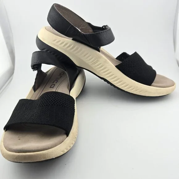 Bionica Avyrl Black Ankle Strap Sandals | Size 7.5M | Comfort Walking shoes - Picture 6 of 9